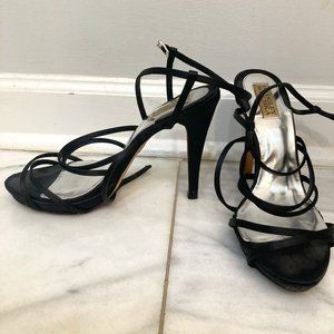 Black Strappy Badgley Mischka Heels